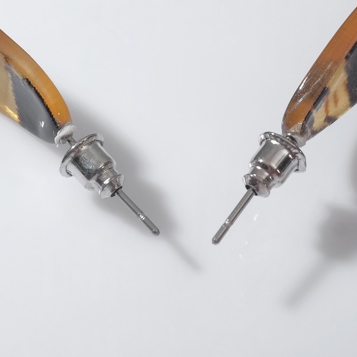 Серьги-кольца &laquo;Танзания&raquo; леопард, d=5,5, цветные