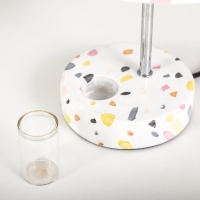 Настольная лампа "Аэлита" E14 15Вт белый 20х20х30 см RISALUX Настольная лампа "Аэлита" E14 15Вт белый 20х20х30 см RISALUX