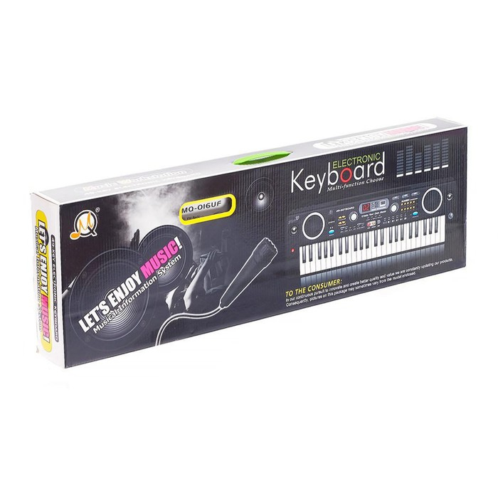 Синтезатор &laquo;Музыкальный взрыв&raquo; c радио и USB, 49 клавиш, работает от сети и от батареек, блок питания