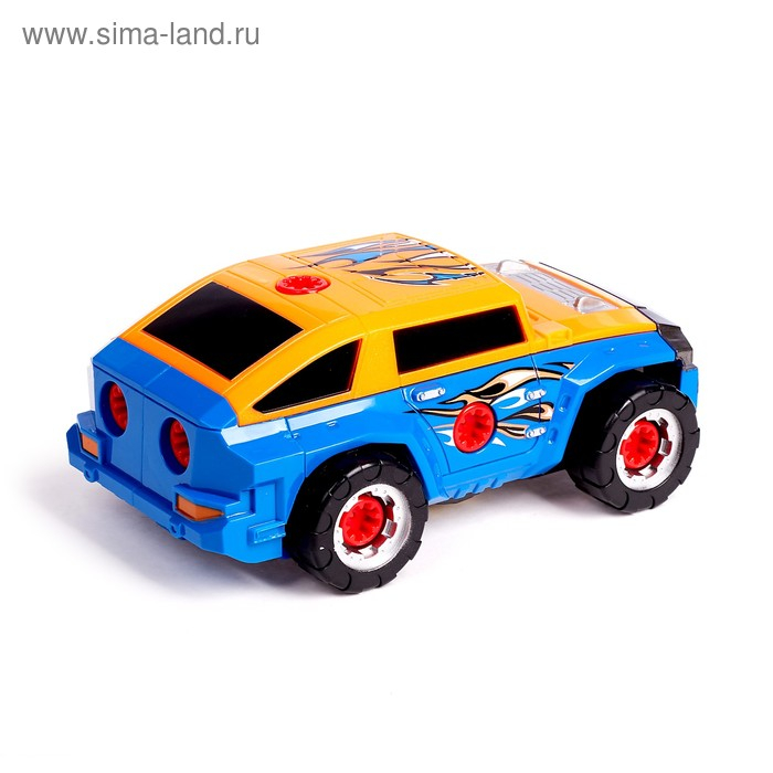 Конструктор винтовой &laquo;Внедорожник&raquo;, сменные корпуса, с электро-шуруповёртом, 40 деталей