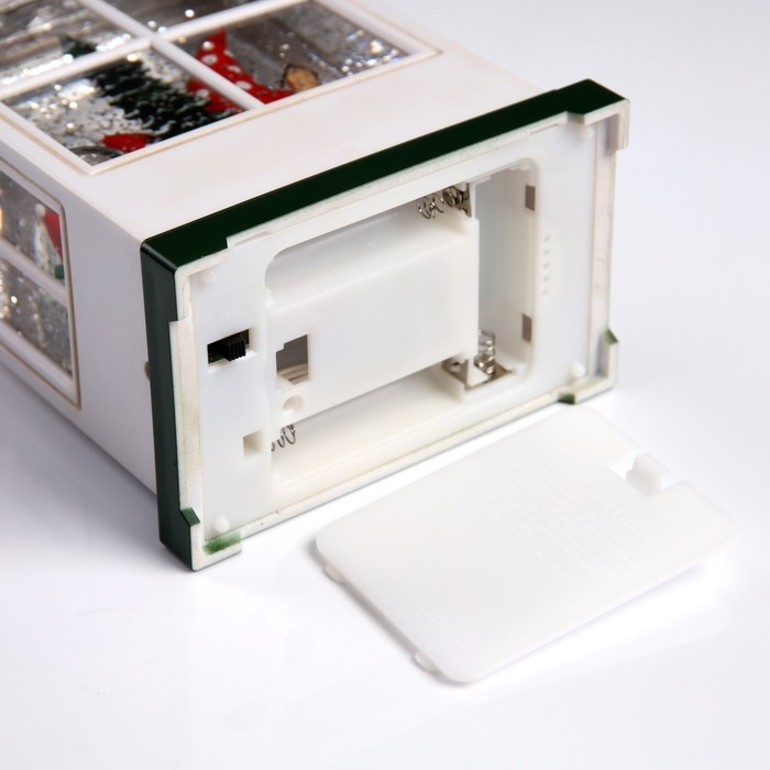 Светодиодная фигура &laquo;Фонарь с гномом&raquo; 10.2 &times; 23 &times; 5.8 см, пластик, батарейки ААх3 (не в комплекте), USB, свечение тёплое белое