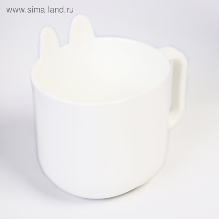 Кружка детская 260 мл., &laquo;Зайка&raquo;, цвет белый