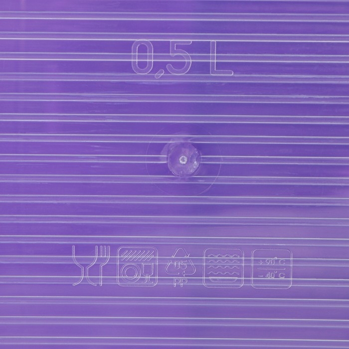 Набор пищевых контейнеров &laquo;BioFresh&raquo;, 4 шт: 500 мл, 1 л, 1,6 л, 2,3 л, прозрачные, крышки микс