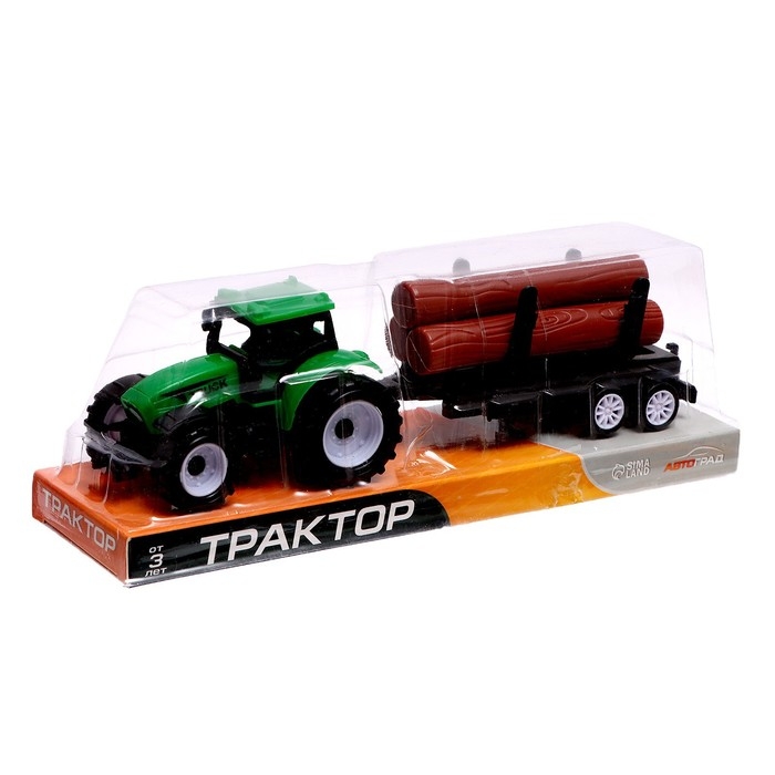 Трактор инерционный &laquo;Фермер&raquo;, с прицепом