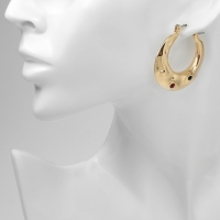 Серьги со стразами &laquo;Блеск вечера&raquo; граница, цвет белый в золоте