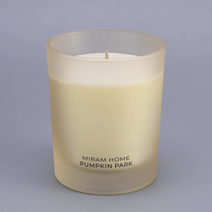 Свеча ароматическая в стекле "PUMPKIN PARK", тыква в карамели и апельсин, 200 г