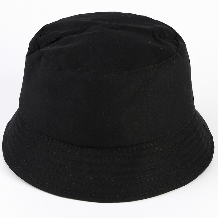 Панама детская для девочки &laquo;Кошка&raquo;, цвет чёрный, р-р 54