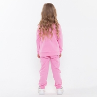 Костюм (толстовка, брюки) детский НАЧЁС, цвет розовый, рост 98 см