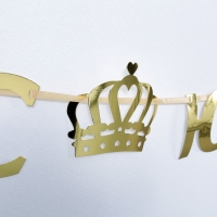 Гирлянда на ленте, металлик &laquo;С Юбилеем&raquo; золотой, длина 100 см