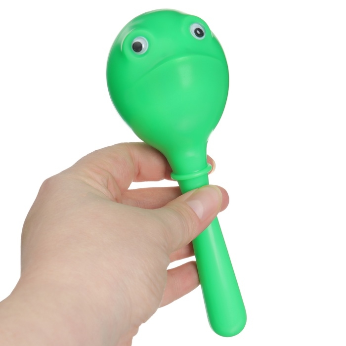 Погремушка &laquo;Лягушонок: перкуссионный маракас&raquo;, шейкер, цвет МИКС, Крошка Я