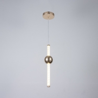 Светильник BayerLux "Минея" LED 18Вт золото 9х9х50-150 см