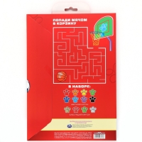 Картон цветной с блёстками, А4, 12 листов, 12 цветов, немелованный, двусторонний, в папке, 250 г/м&sup2;, Щенячий патруль