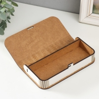 Новогодняя шкатулка "Счастья в новом году" 17х8,5х3,5 см