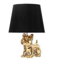 Настольная лампа "Бернард" 1х40Вт Е14 провод-1,6м золото 21х21х30см