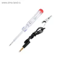 Пробник-тестер автомобильный ТУНДРА, 6-24 В, 130 мм, пластиковый корпус