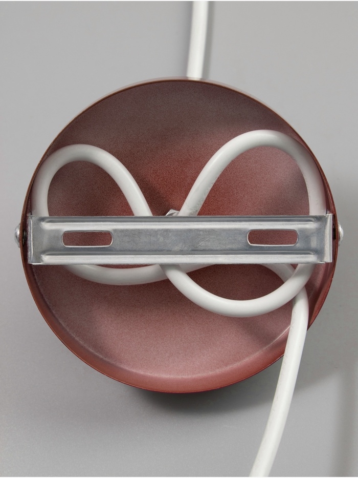 Светильник Timothy 1х40Вт Е27 пр-1м бордовый 32,5х32,5х12см