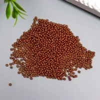 Бисер стекло 11/0 "Металлик. Красная медь" 10 гр