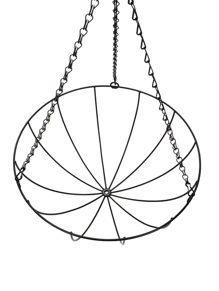 Кашпо подвесное d=35 см, с кокосовым вкладышем "Полусфера"