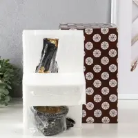 Подсвечник полистоун "Африканка в косынке с цветами" чёрный d=8 см 14х11,5х24,5 см