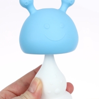 Набор прорезывателей силиконовых &laquo;Мой Зайка&raquo;, с погремушкой, 3 шт., на присоске, в кейсе, Крошка Я