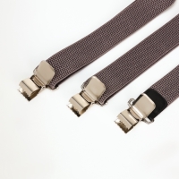 Подтяжки взрослые, ширина 3,8 см, цвет серый