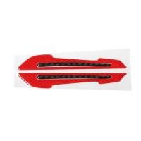 Наклейка противоударная, светоотражающая 16&times;2,3 см, набор 2 шт, красный