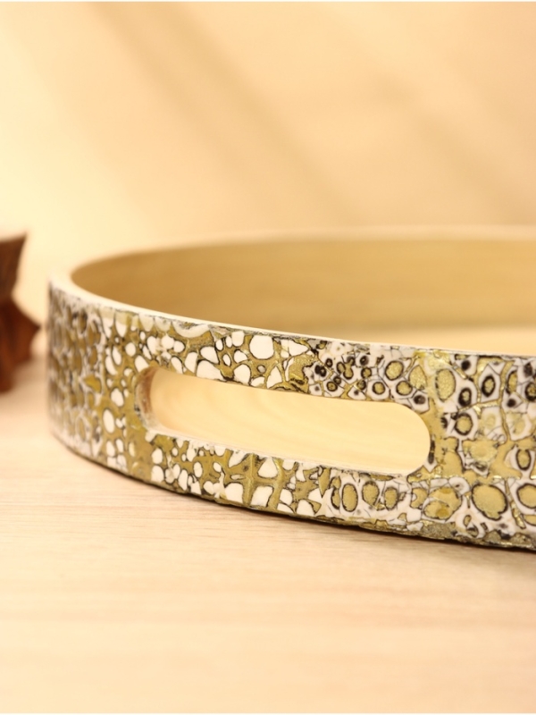 Поднос 40х40х5 см, бамбук