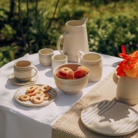 Чайная пара керамическая SL Home &laquo;Райяс&raquo;, 2 предмета: чашка 230 мл, блюдце d=12,5 см, цвет бежевый