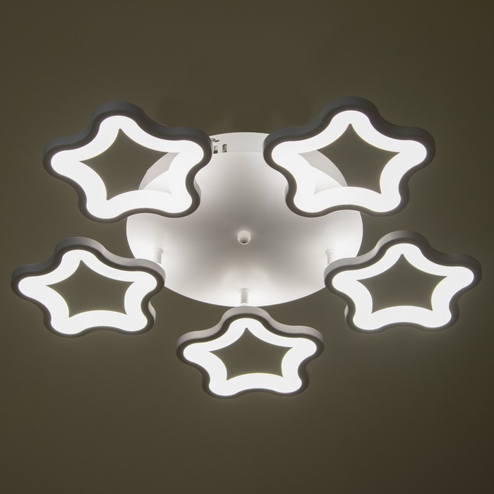 Люстра 2783/5 LED 120Вт 3000-6000K белый 62х62х20 см BayerLux