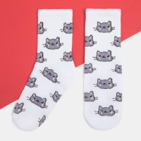 Новый год. Набор новогодних носков для девочки KAFTAN "Киса" 3 пары, размер  18-20