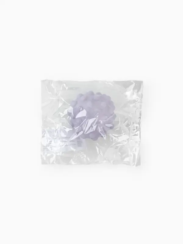 Игрушка пищащая "Мячик" для собак, 6,5 см, серая МИКС