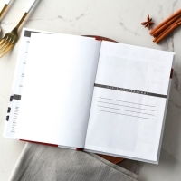 Книга для записи рецептов А5, 80 л. Твердый переплет &laquo;Шедевры&raquo;