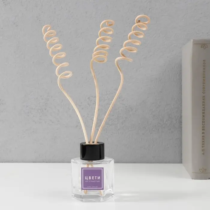 Палочка для аромадиффузора из ротанга "Пружинка" натуральная 25 см