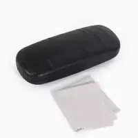 Футляр для очков Июнь2503, 16*5,8*3 см, хлопушка, черный