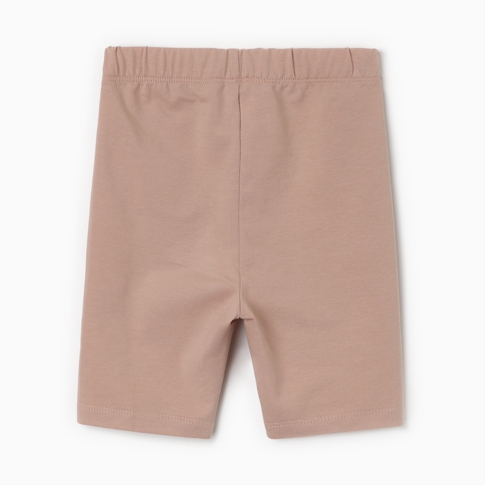 Велосипедки для девочки MINAKU, цвет бежевый, рост 110