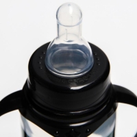 Бутылочка для кормления Little hero, классическое горло, от 0 мес, 150 мл., цилиндр, с ручками