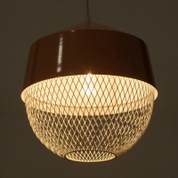 Светильник Lea 1х40Вт Е27 розовый  26х26х32см