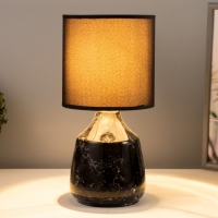 Настольная лампа "Антес" Е14 40Вт черный 15х15х32 см RISALUX