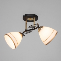 Люстра "Кира" 2х40Вт Е27 черный/золото