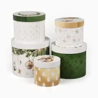 Набор подарочных коробок 5 в 1 &laquo;Золотые шары&raquo;, 13&times;14‒19.5&times;22 см