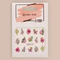 Слайдеры для ногтей &laquo;Японская сакура&raquo;, разноцветные