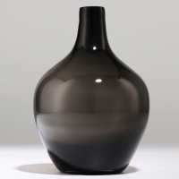 Ваза для цветов &laquo;Винтаж&raquo; из прозрачного серого стекла 20 х 14 х 14 см