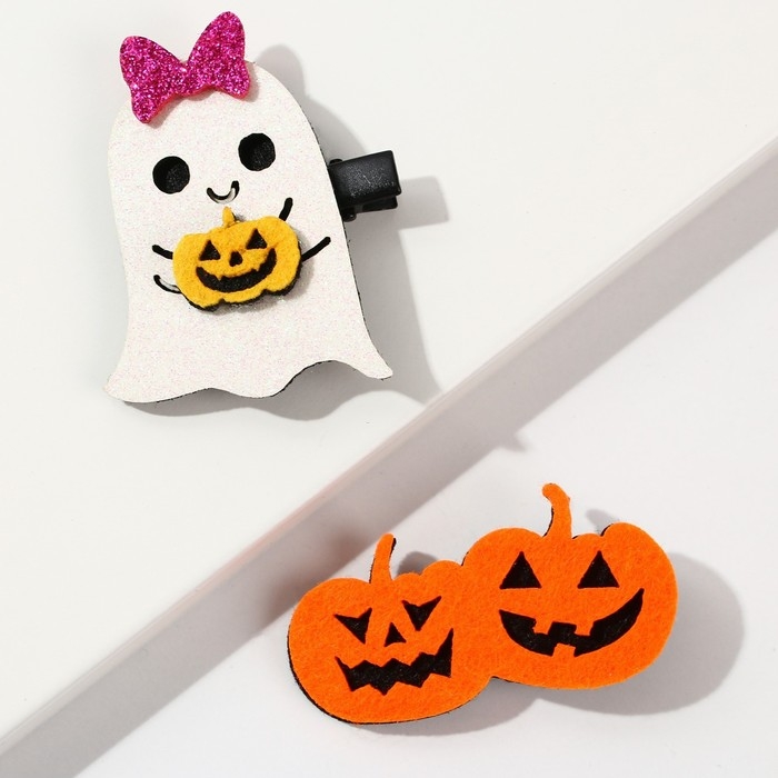 Заколки для волос на Хэллоуин &laquo;Boo&raquo;, 2 шт.