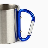 Кружка туристическая с карабином &laquo;Папа&raquo;, 180 мл, МИКС