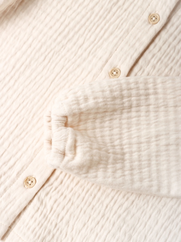 Рубашка для девочки KAFTAN р.32 (110-116 см), молочный