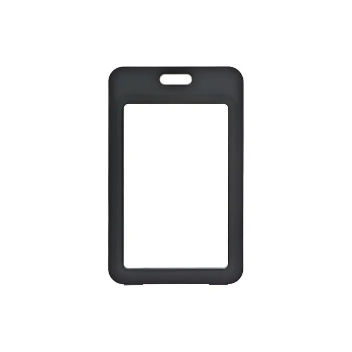 Бейдж вертикальный, внешний размер 110&times;70 мм, внутренний размер 85&times;54 мм, чёрный