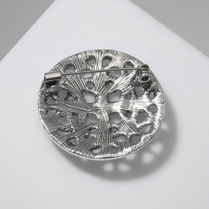 Брошь «Скандинавия» кельтские узлы, цвет чернёного серебра Брошь «Скандинавия» кельтские узлы, цвет чернёного серебра