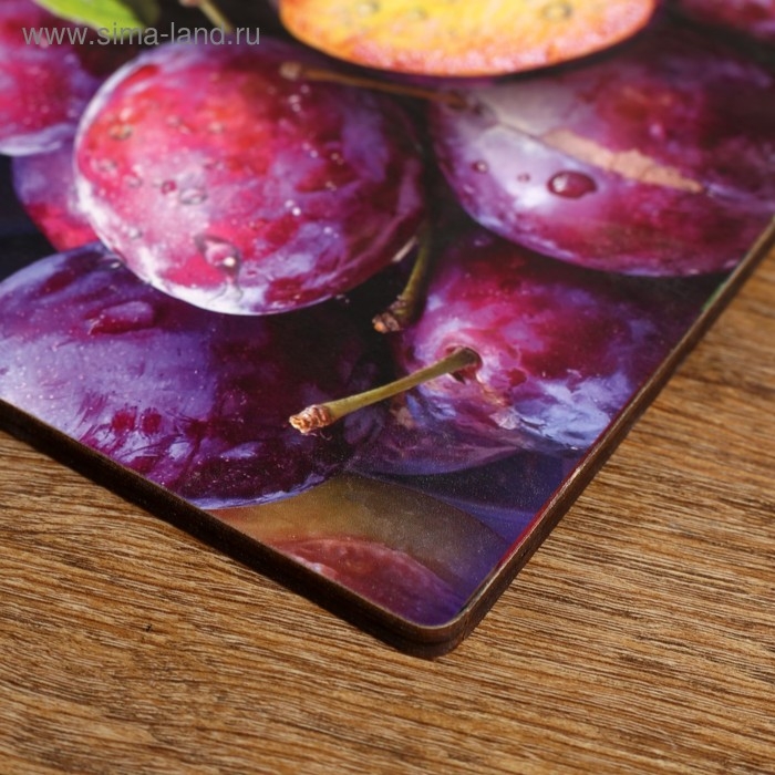 Доска разделочная "Сочная слива"  27х18 см