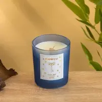 Свеча в стекле с камнем Manifest лаванда 200 гр соевый воск