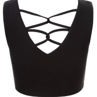 Топ женский MINAKU: Casual Collection цвет чёрный, размер 40